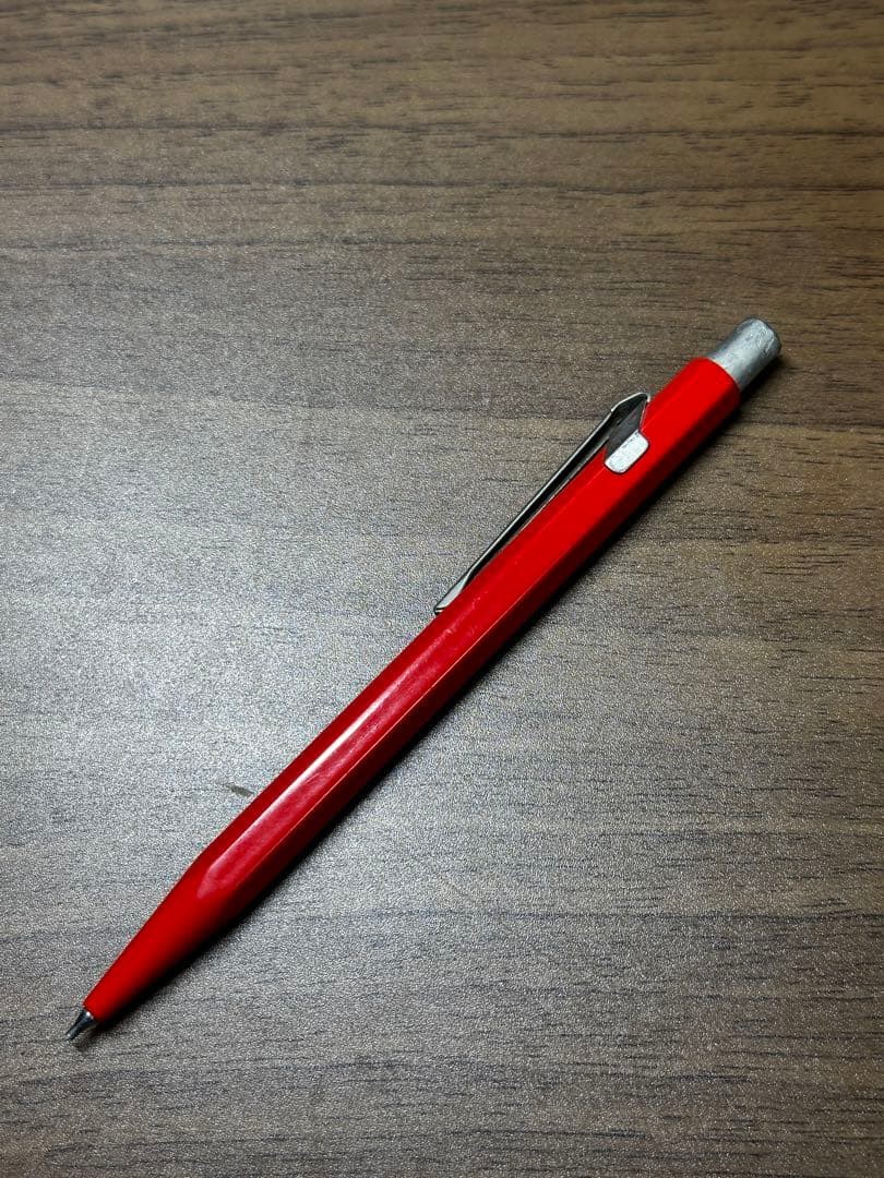 Rare old model Caran d’Ache Ecridor 0.5mm red mechanical pencil