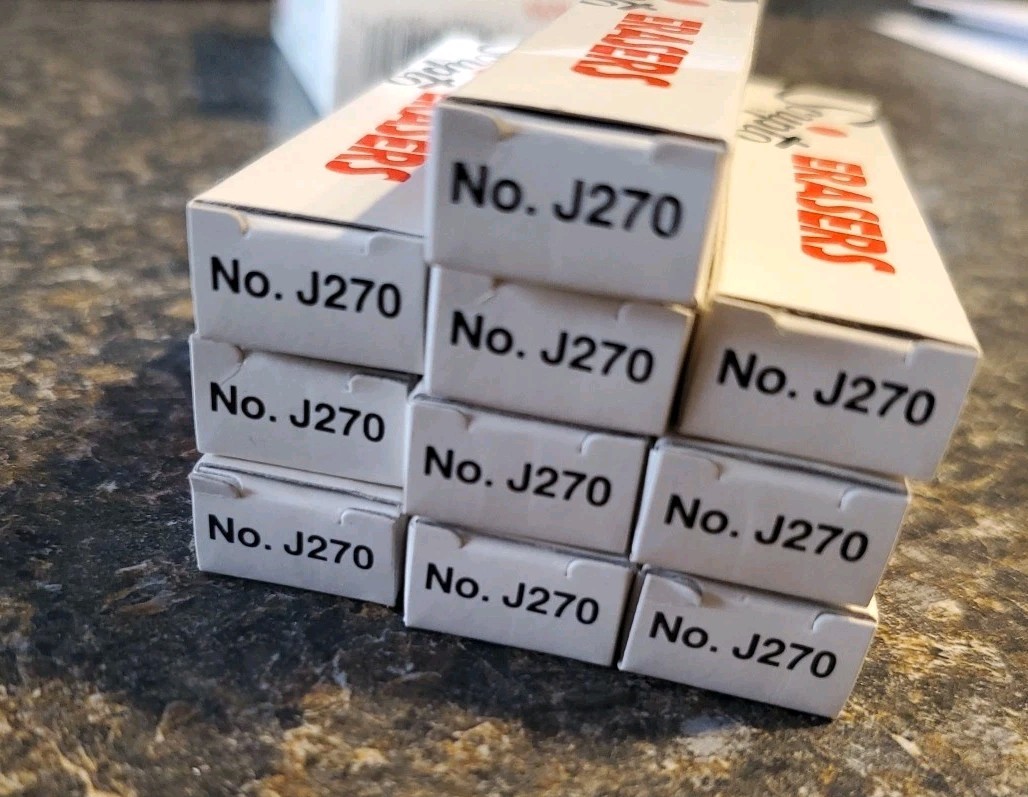 Scripto Vintage Erasers Scripto P350, P950 Lead Pencils 10 Boxes 4 Per Box J270