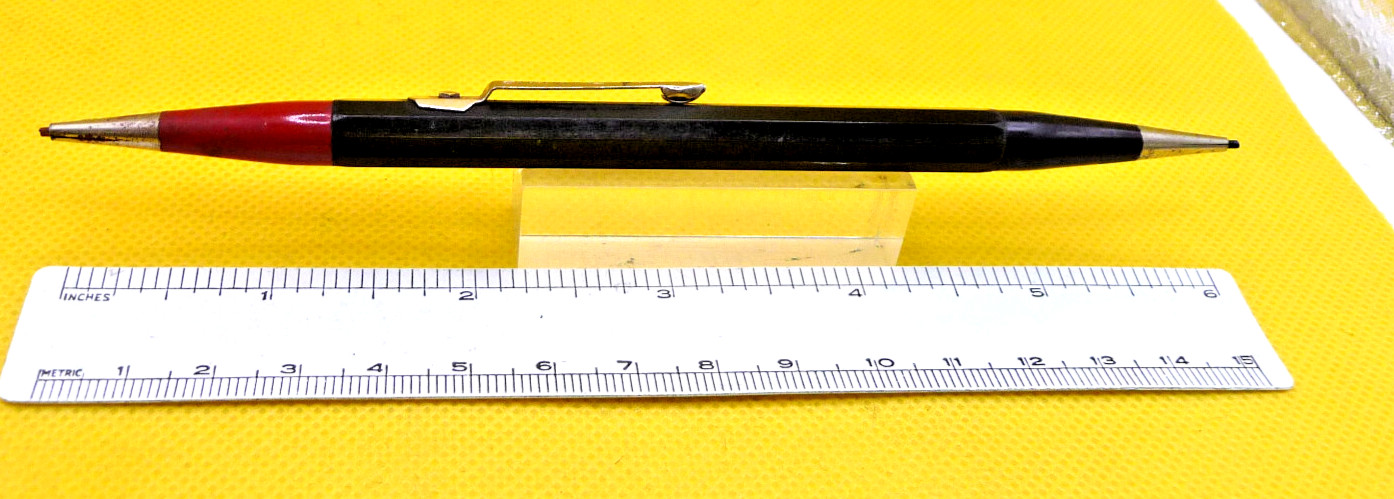 Autopoint Vintage Double Ender 0.9 mm Pencil-black and red- U.S. Government