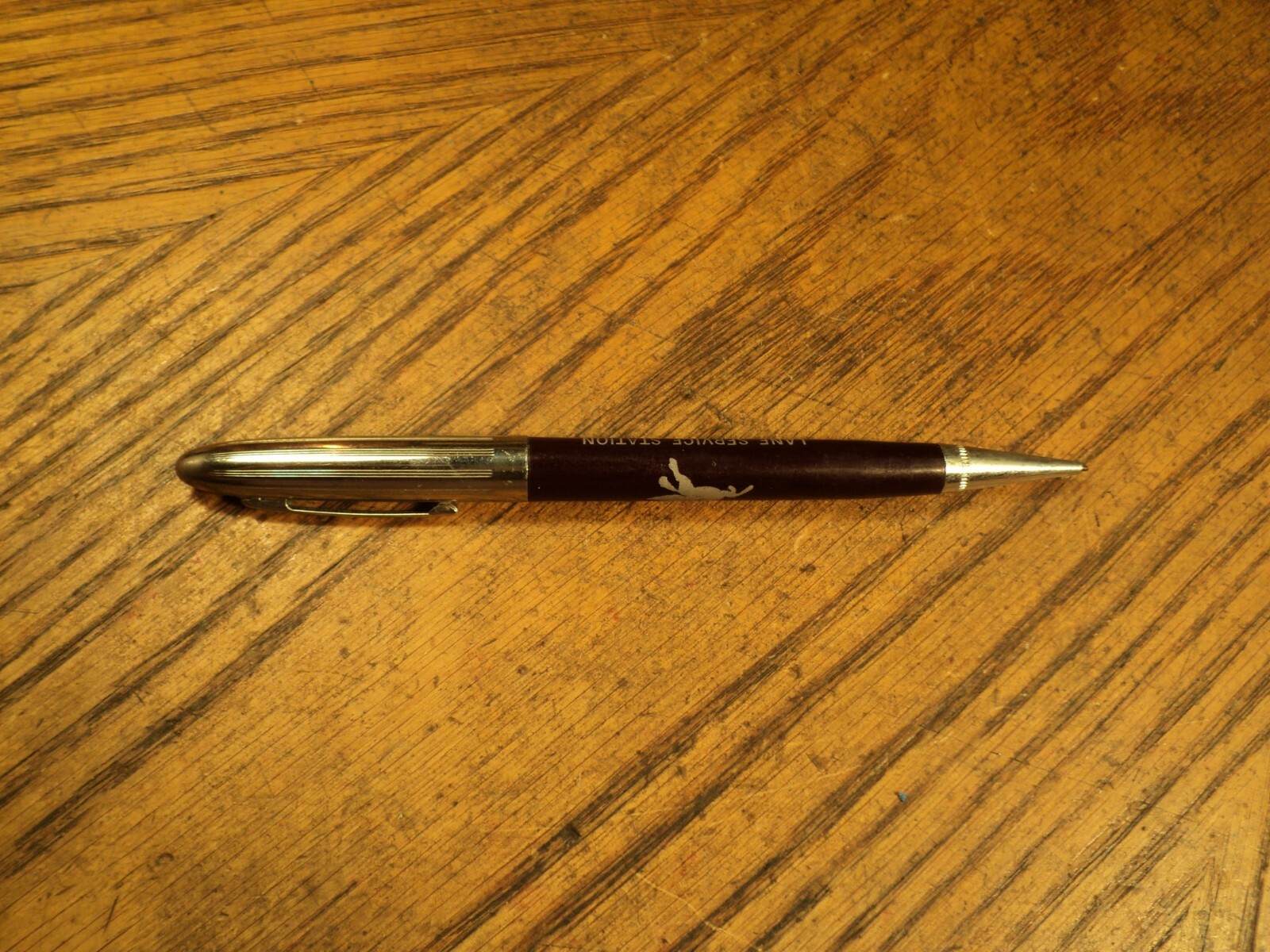 Vintage Vernon Mechanical Pencil Mobile Lane Service Station Whitehall NY