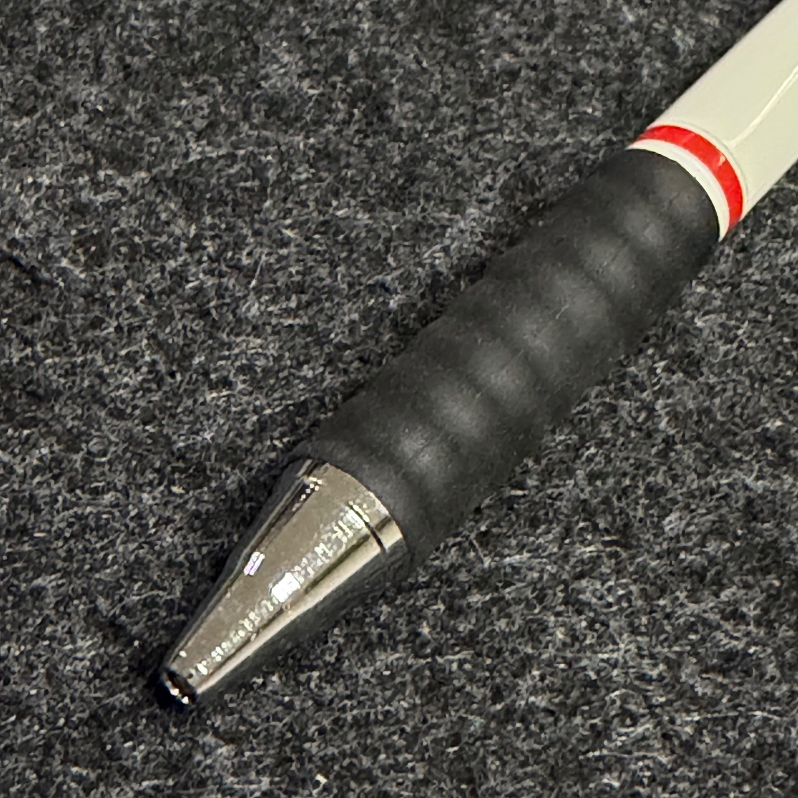 NOS Vintage rOtring Tikky SC 0.5 mm White Retractable Sleeve Rare w/ Sticker