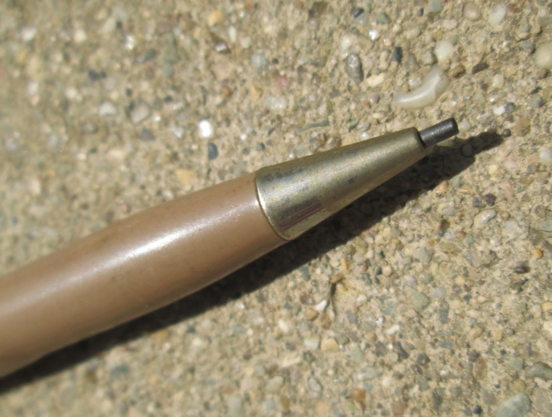 Vintage Scripto 029 Tan Brown Mechanical Pencil Parts or Repair