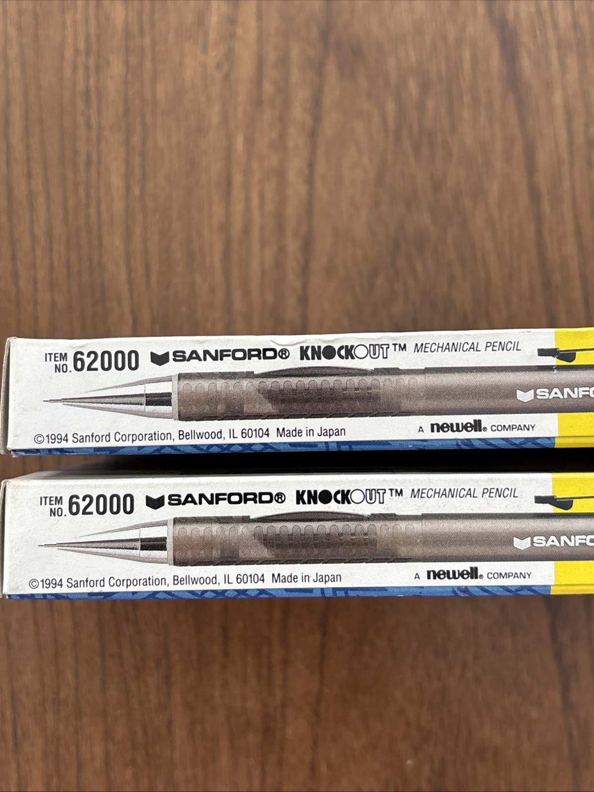 Rare 2 Boxes Vintage 1994 Sanford Knockout .5mm Mechanical Pencils 22 ct Japan