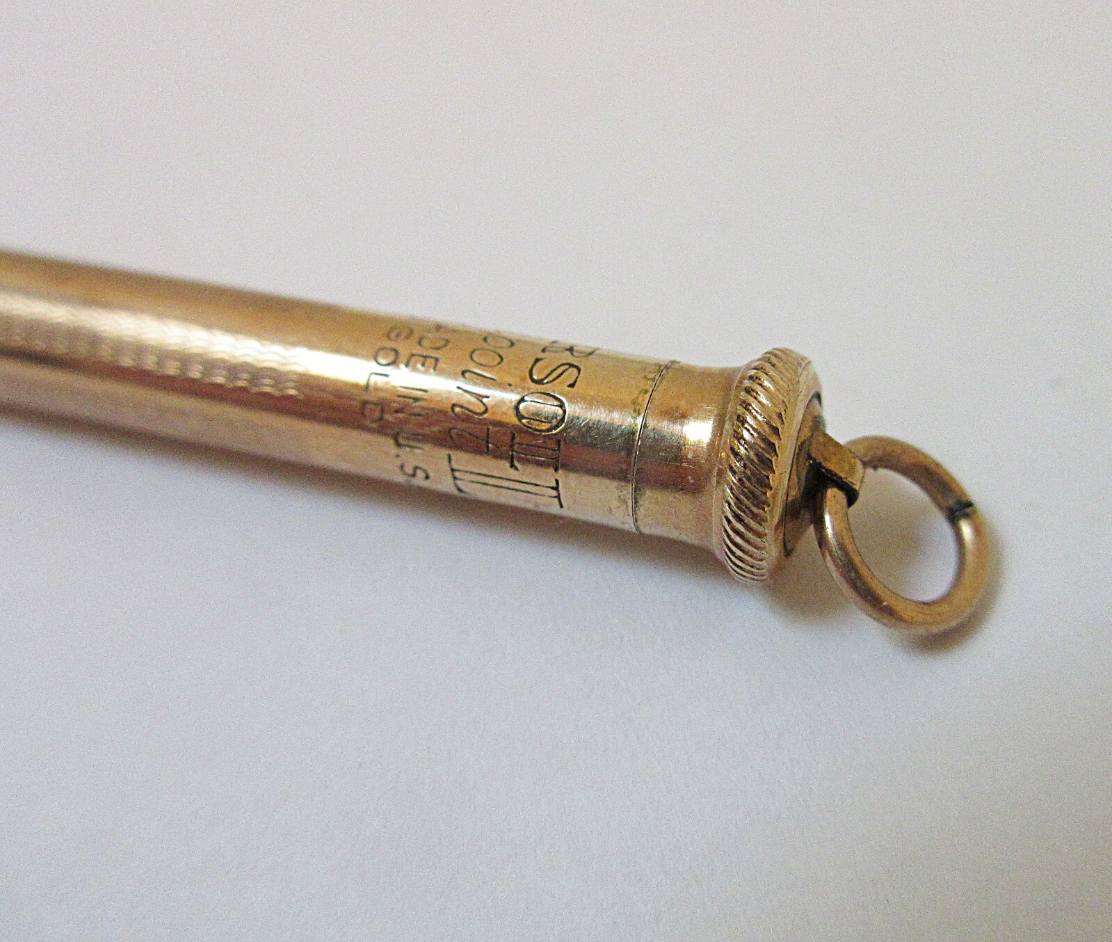 Antique Mechanical Pencil Ingersol Redipoint Rolled Gold