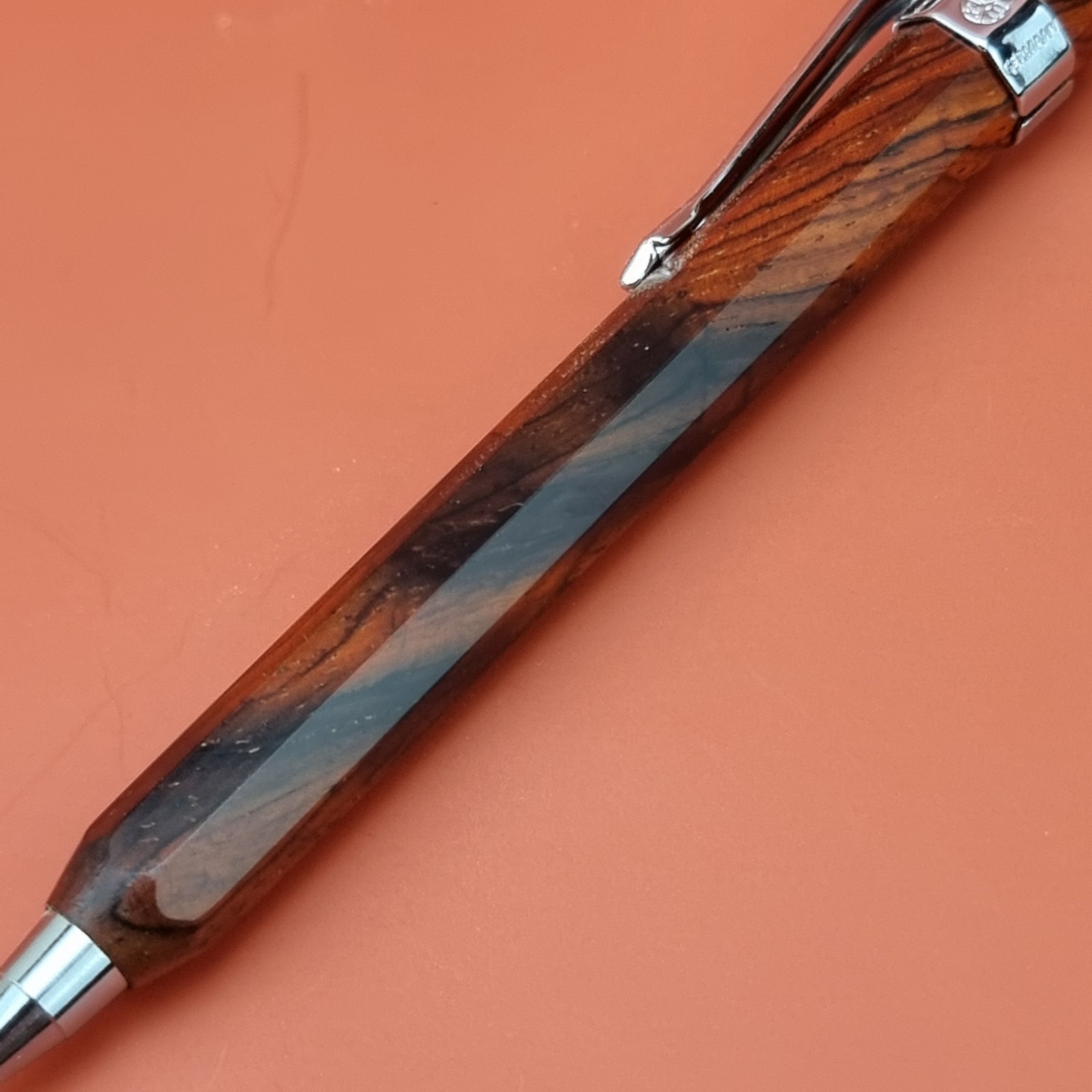 Hand Crafted Pentel PG5 Mechanical Pencil with Octagonal Wood Barrel