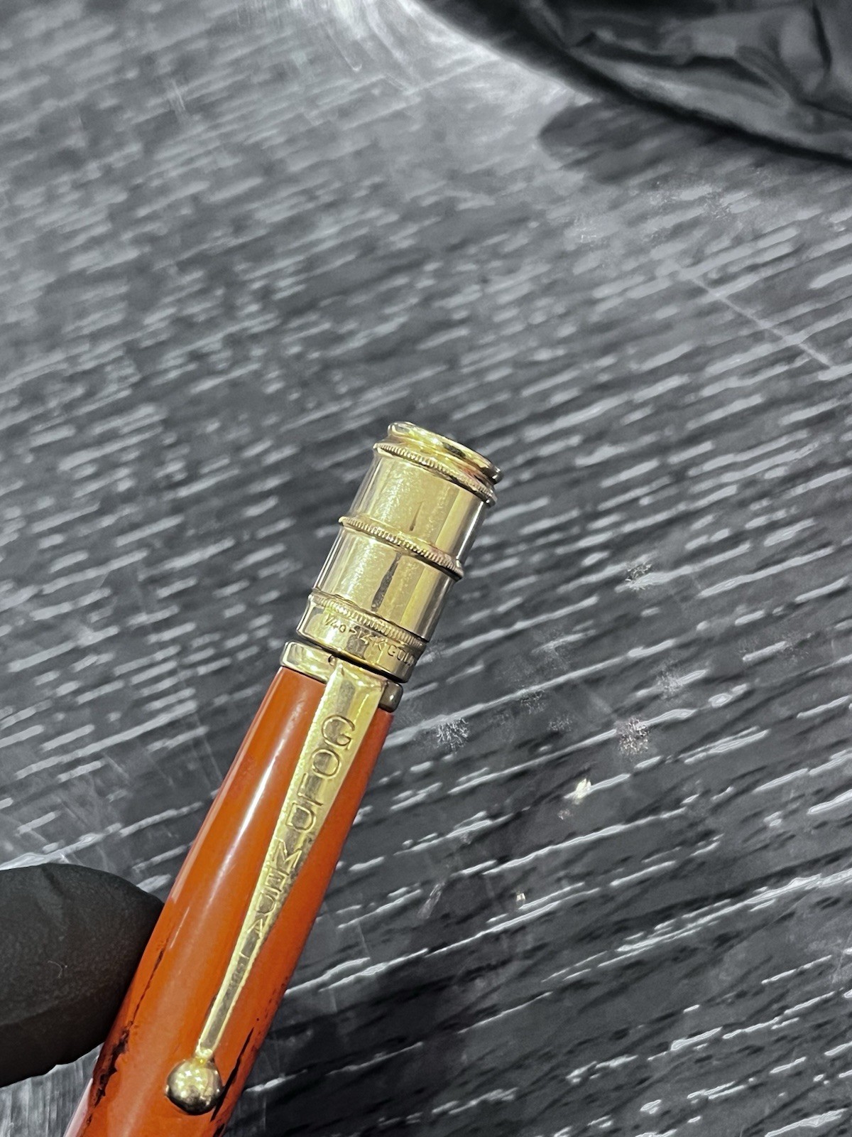 Goldmedal Vintage Mechanical Pencil 1/40 14k Gold Filled Pat. Feb 19 1924 GOLD!!