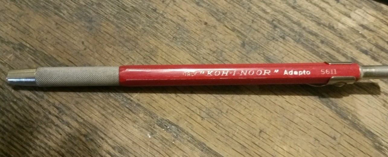 Vintage KOH-I-NOOR 5611 “Adapto” Mechanical Drafting Pencil Italy