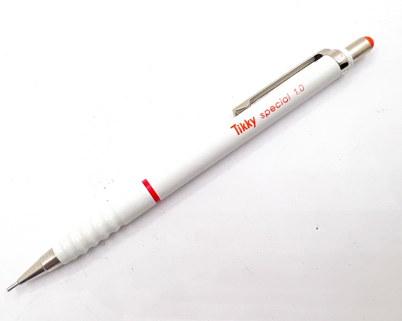 NOS rotring tikky special Mechanical Pencil White 0.9/1.0mm 0.9 1.0 Color Cap