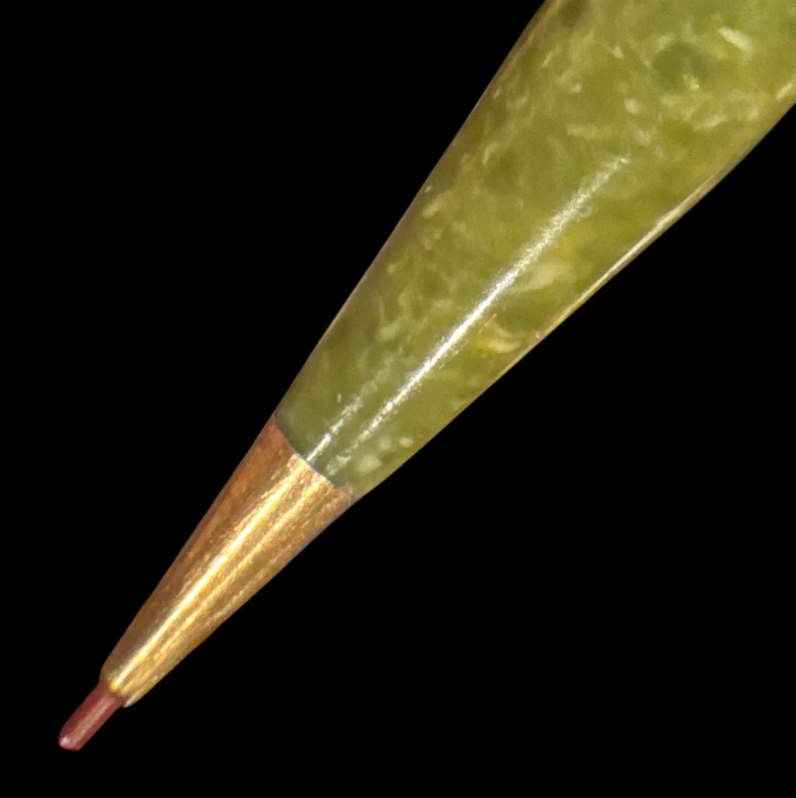SHEAFFERS MECHANICAL PENCIL JADE GREEN – GOLD FILLED – WORKS