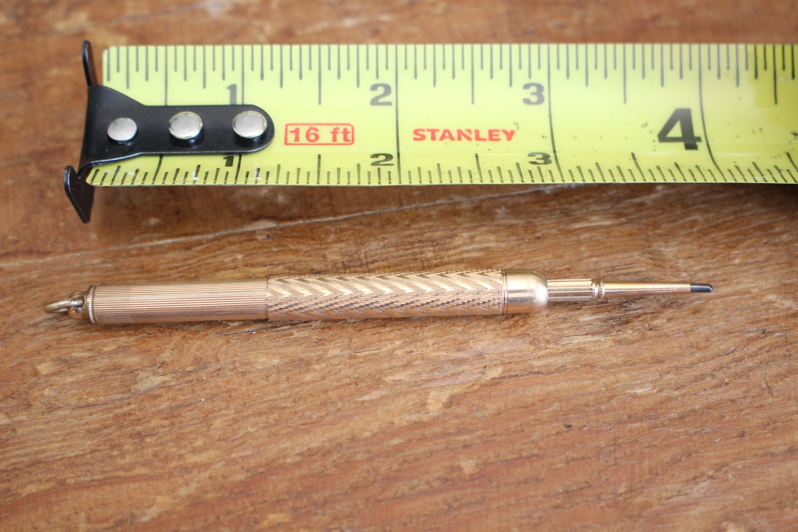 Vintage Leroy Fairchild Gold Filled Mechanical Telescopic Pencil