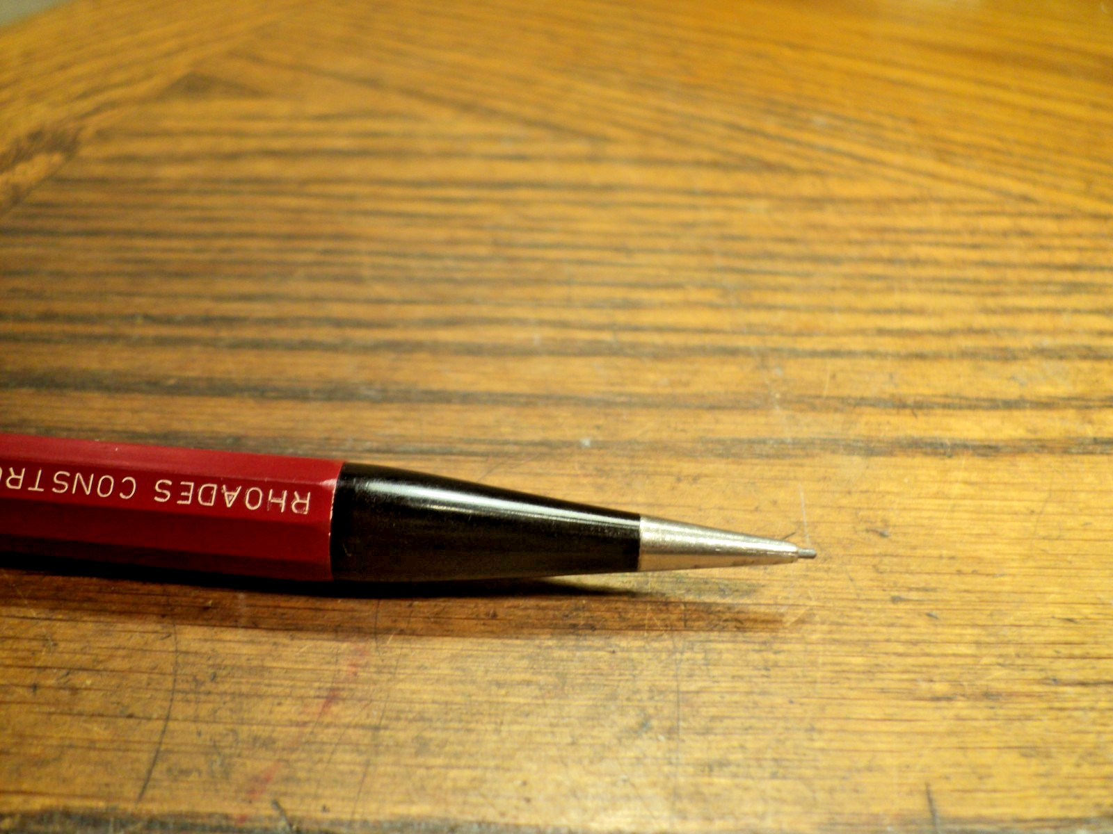 Vintage Autopoint Mechanical Pencil Rhoades Construction Co. 5-3/4″ Long USA B