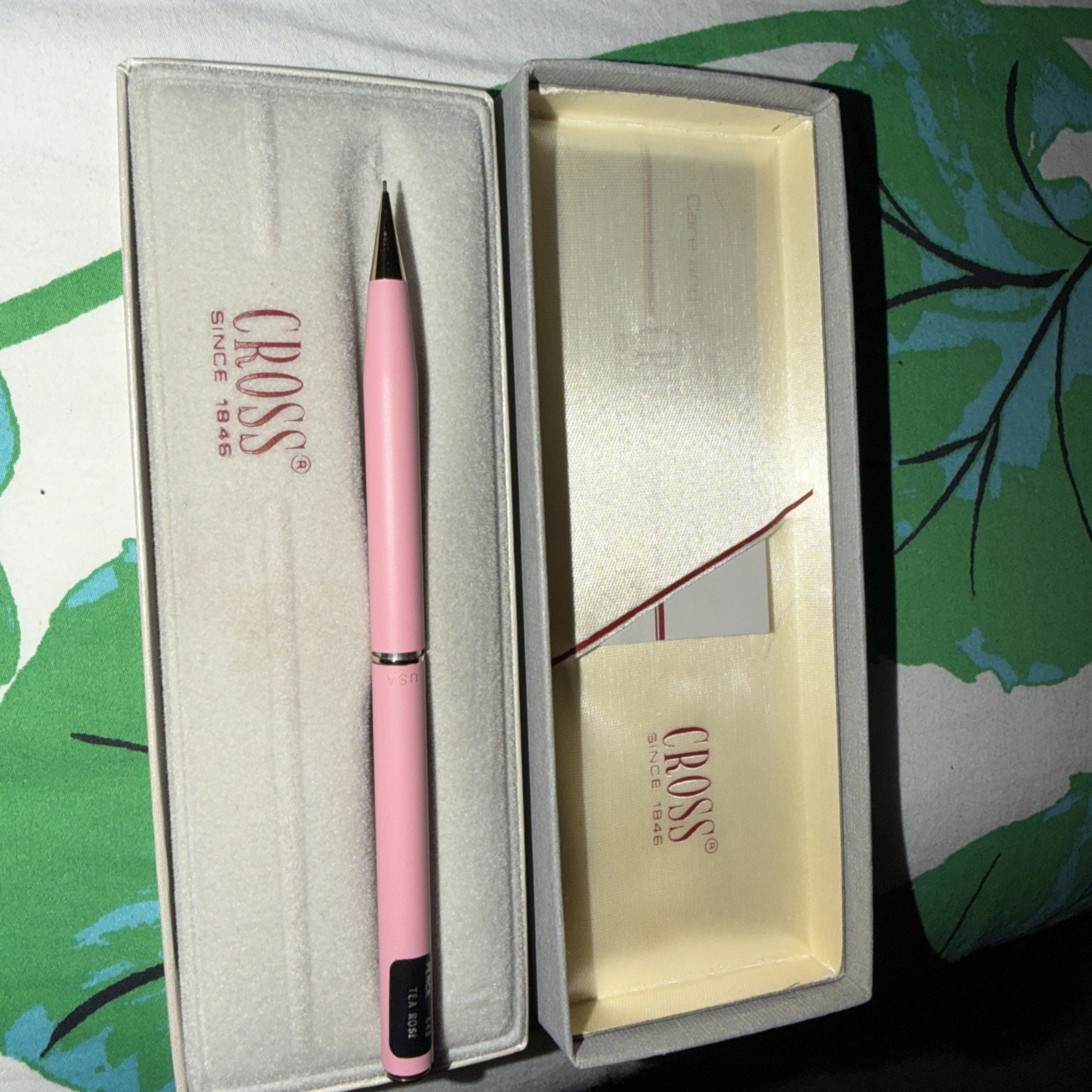 Vintage Cross 3502 Mechanical Pencil Only w/ Original Box & Insert Pink Rare Col