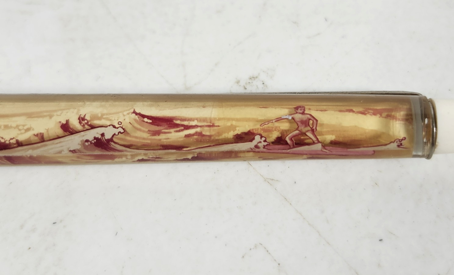 Vintage Man On Surfboard Pencil Aloha Hawaii Twist Mechanical
