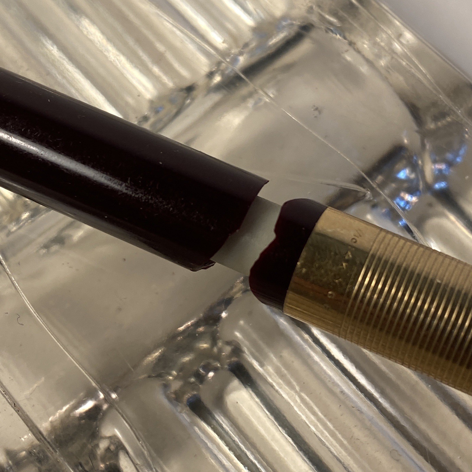 Eversharp Skyline Burgundy Mechanical Pencil 1/10 14 K.Y.G.F. Vintage 40s PARTS