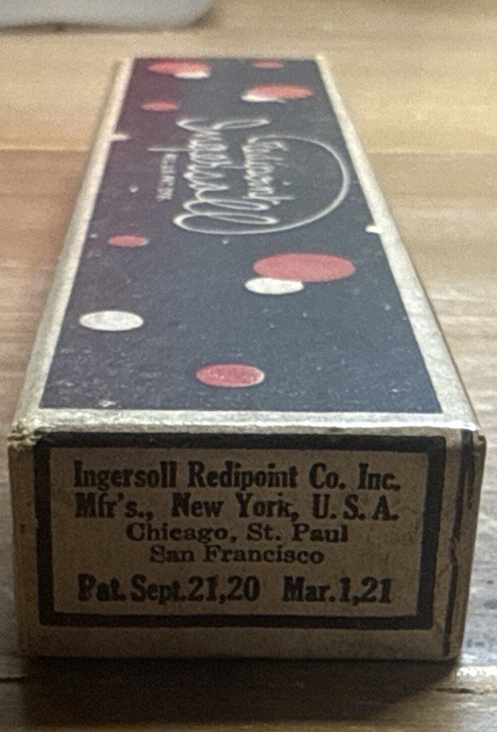 Vintage Ingersoll Redipoint No. 81 Checking Pencil Set w/ Box & Lead Tube