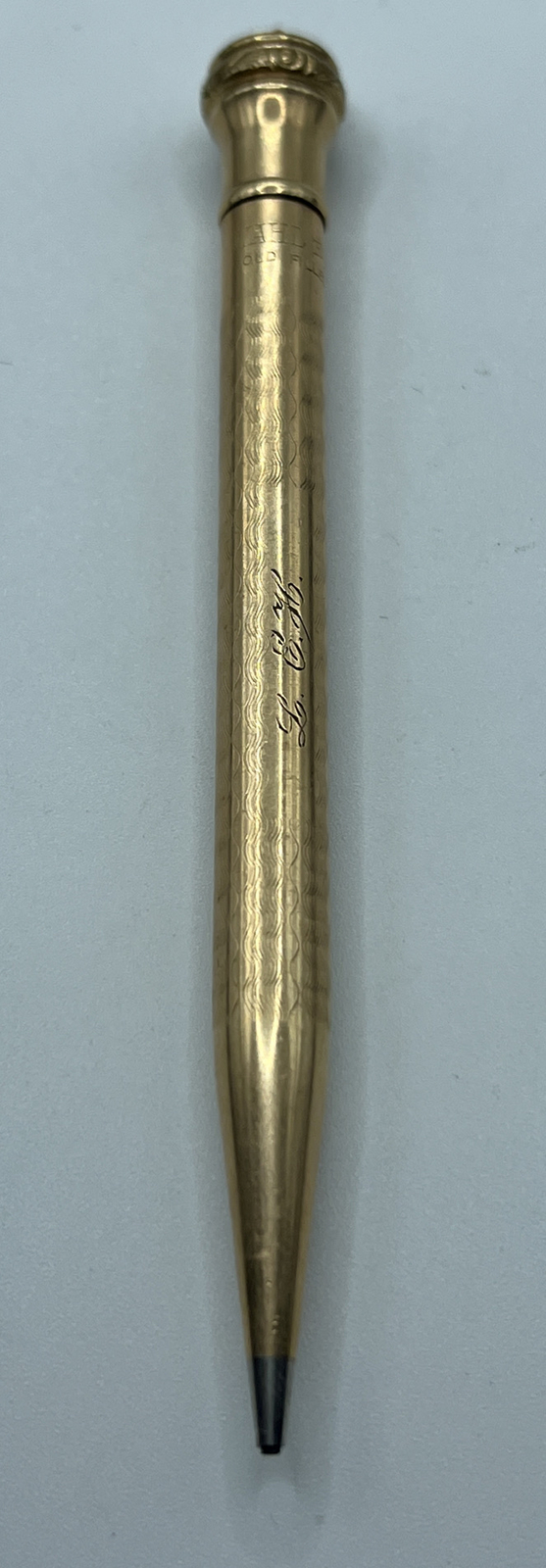 Vintage Wahl Eversharp Gold Filled Mechanical Pencil 4″ MONOGRAMMED