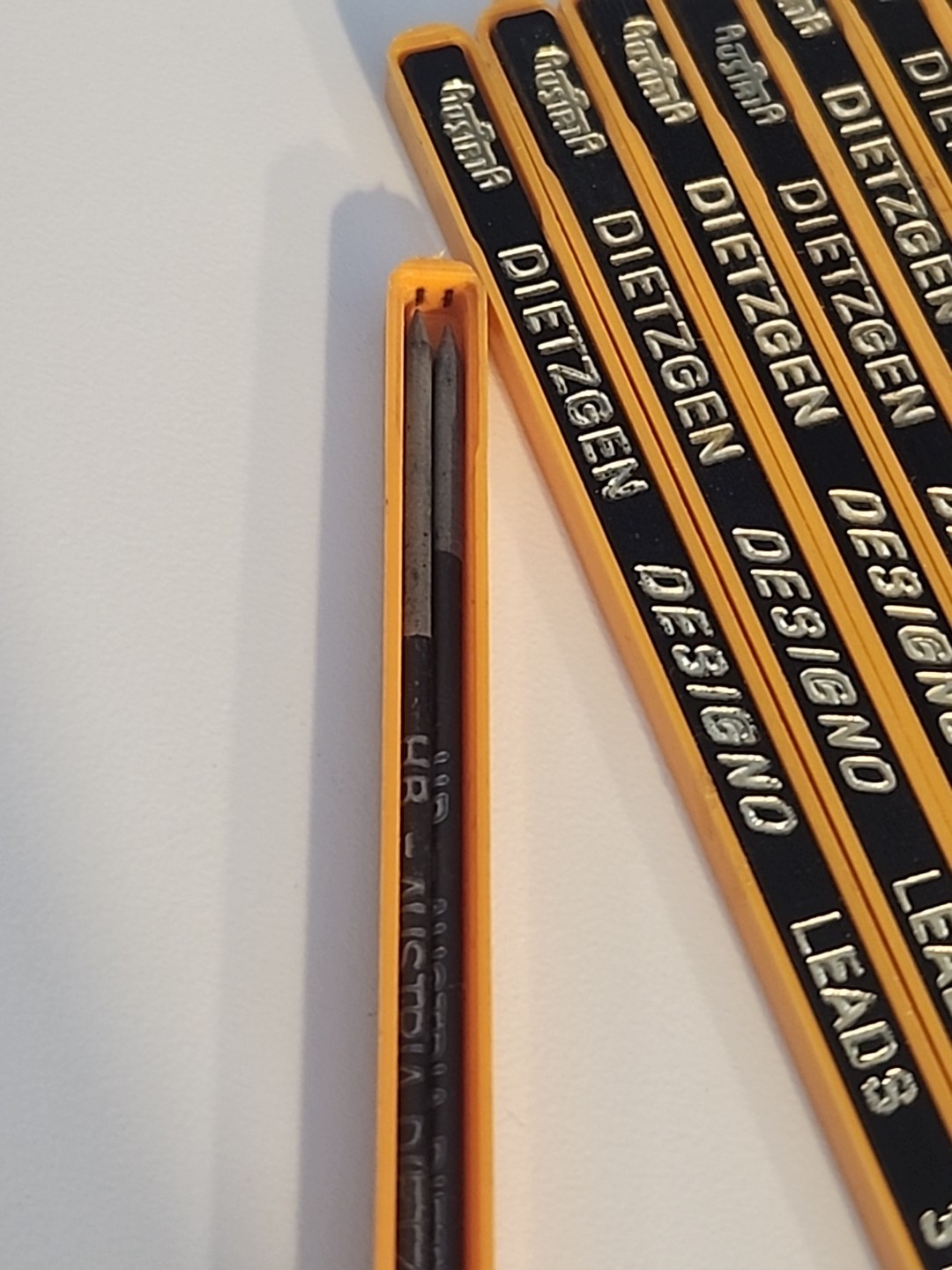 Vintage DIETZGEN 3162 Lead Holder with Pencil Lead 3162L2, HB Lot Of 12