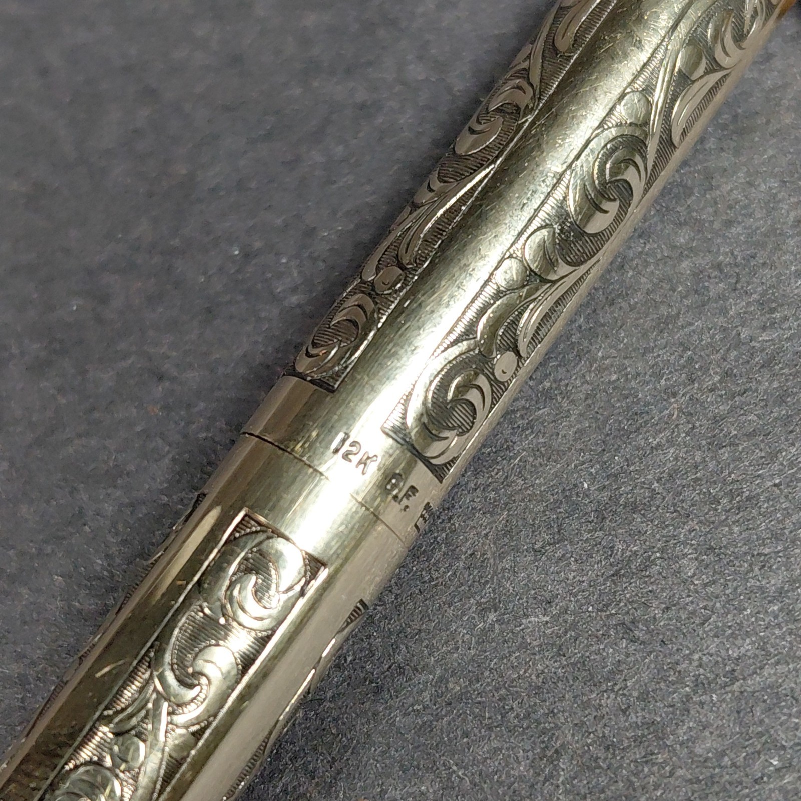 VTG Sheaffer Grape Vine 1/30 12k Gold Filled 0.9 MM Pencil USA Grapes and Leaves