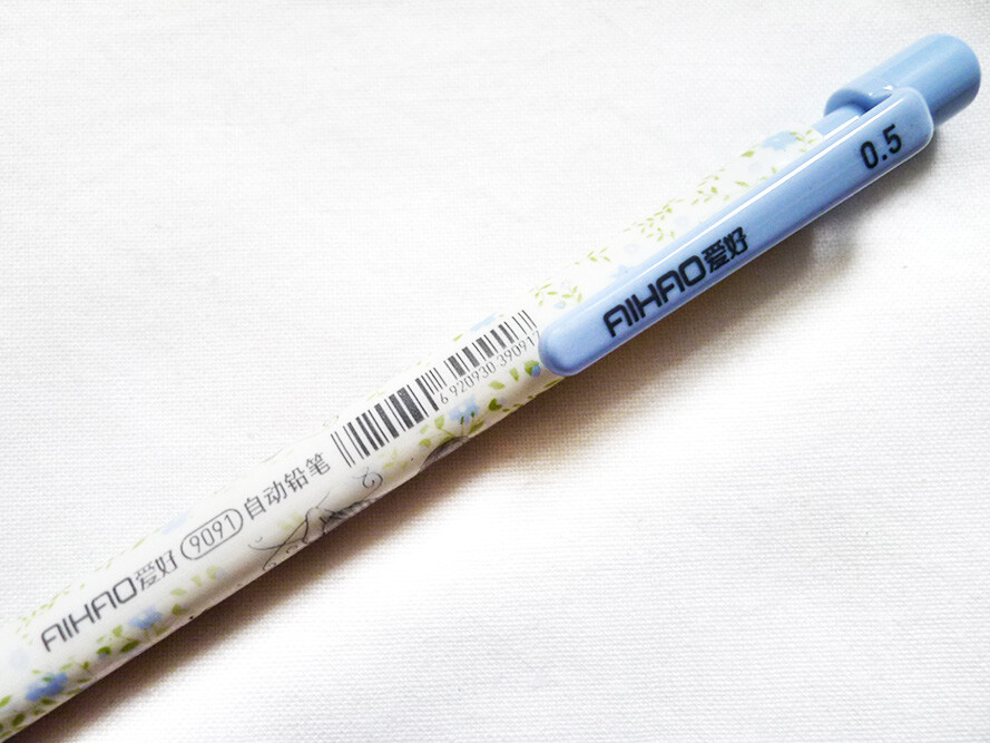 LOT 2 pc SET Floral Love SWEET SECRET 0.5 mm .5 mm Eraser Lead Pencil/Pencils