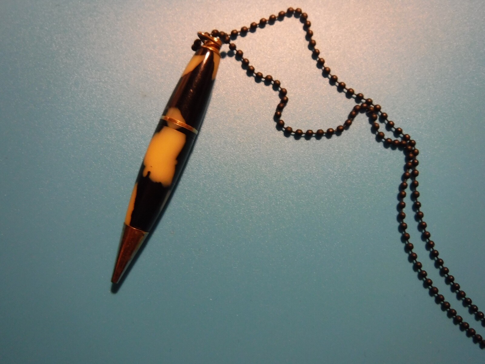 1930’s Golf Pencil, Unmarked, with pendant black ball chain