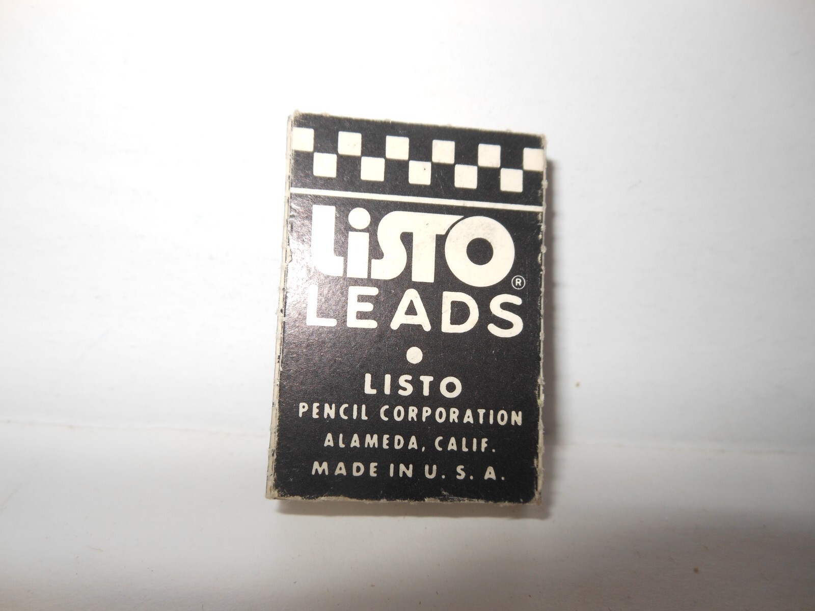 Vintage Listo Marking Pencil Large Size Leads Black No. 162-4 Pieces