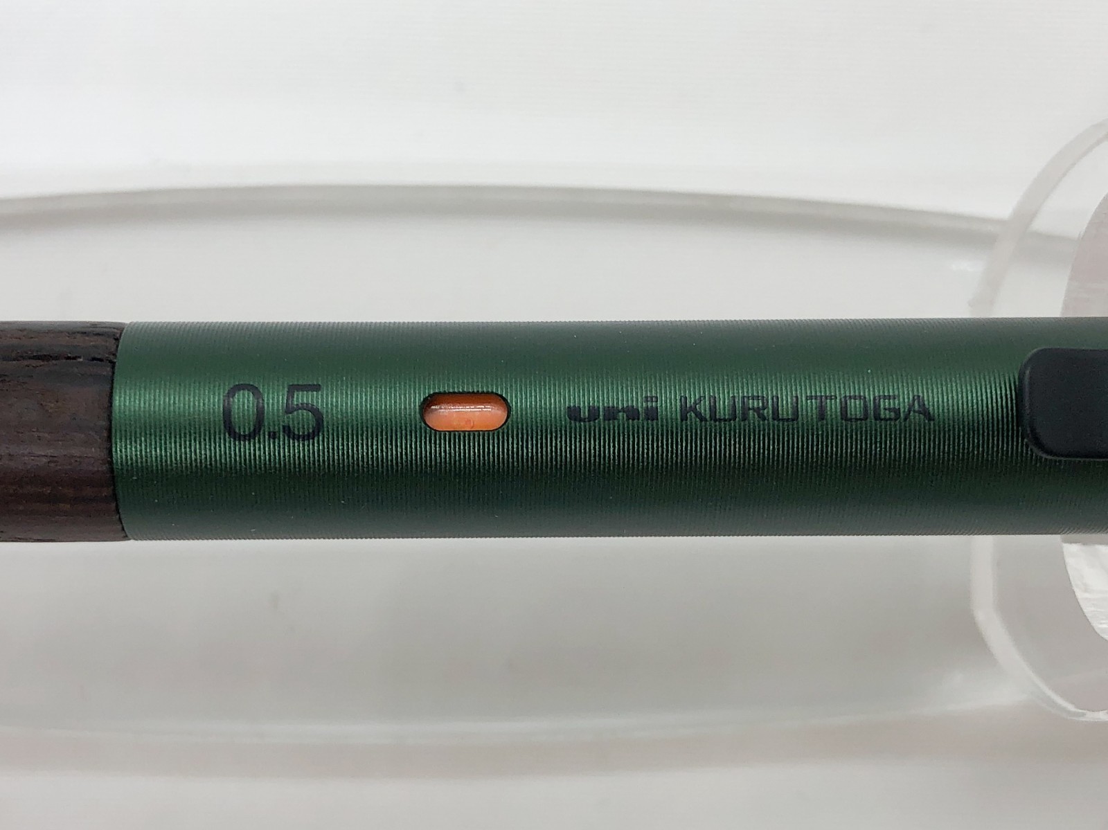Mitsubishi Pencil uni Kuru Toga Wood Mechanical Pencil – Forest Green (0.5mm)