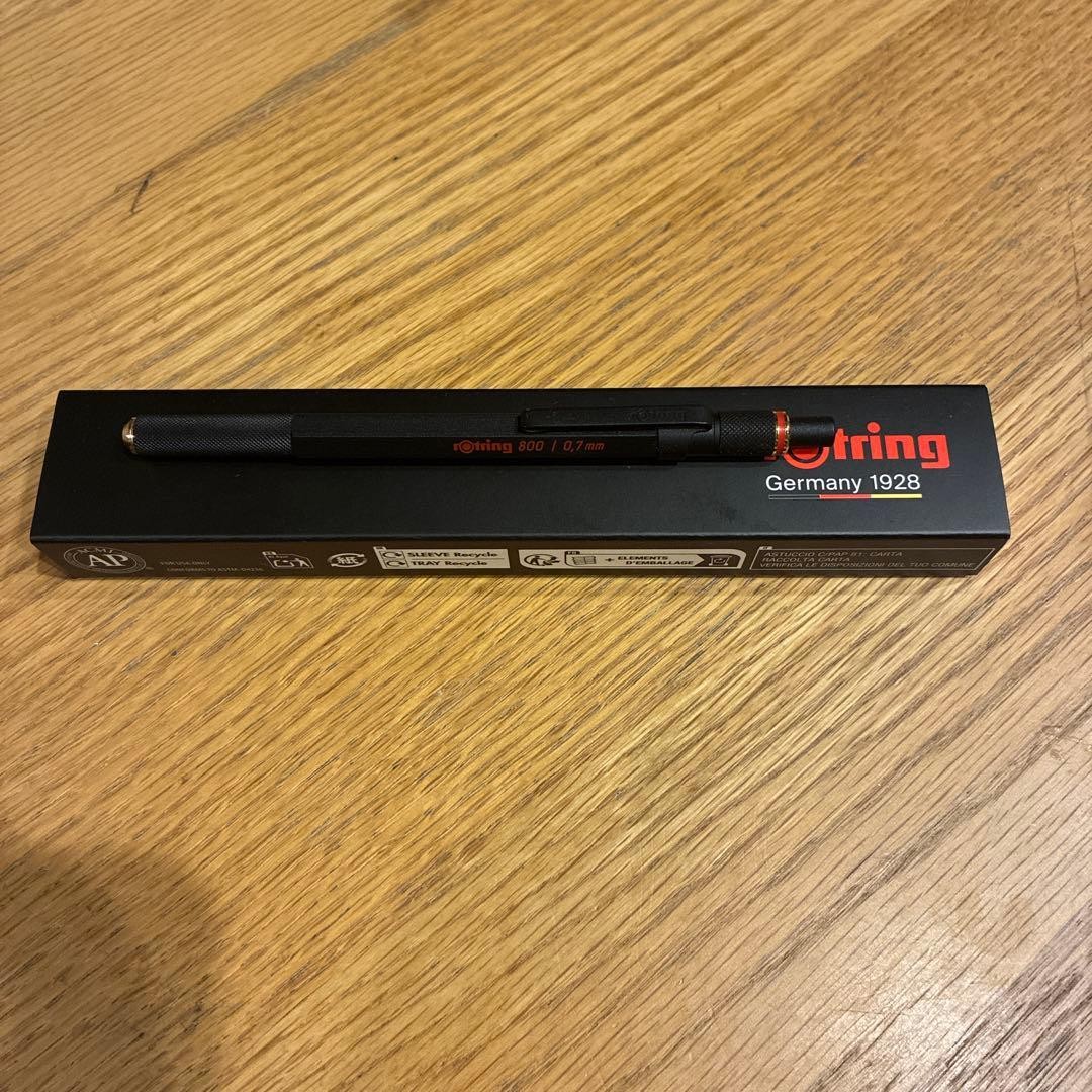 rotring 800 mechanical pencil 0.7mm black