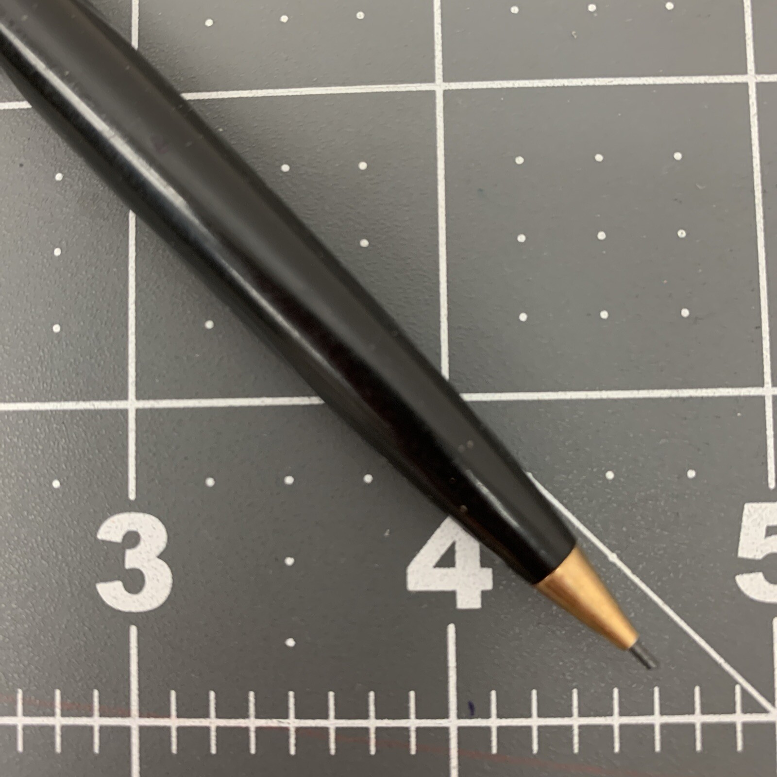 Vintage Parker Gold Arrow Black Barrel Mechanical Pencil Made In USA