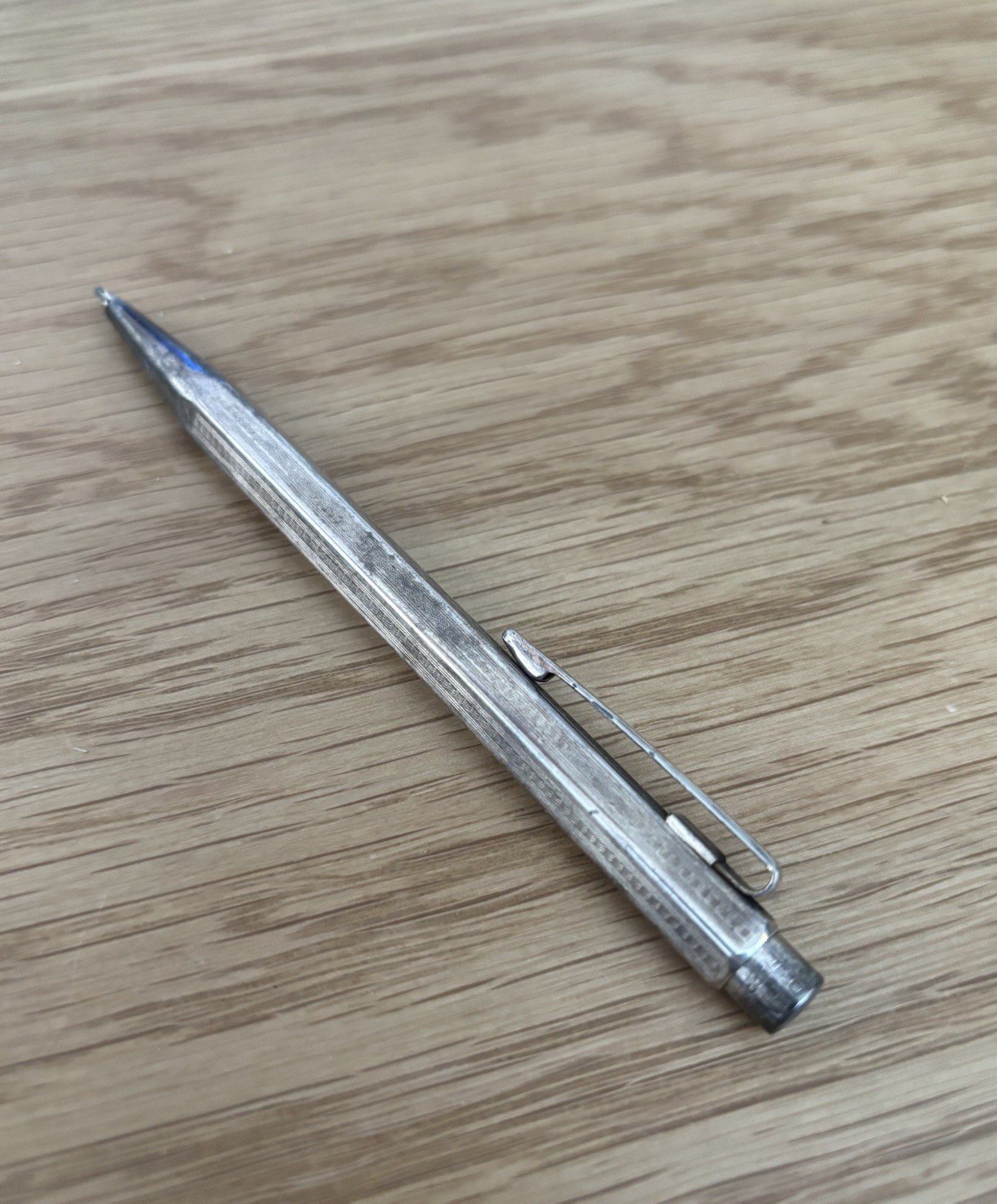 Vintage Caran D’Arche – ECRIDOR Silver Mechanical Pencil – Original Box & Manual
