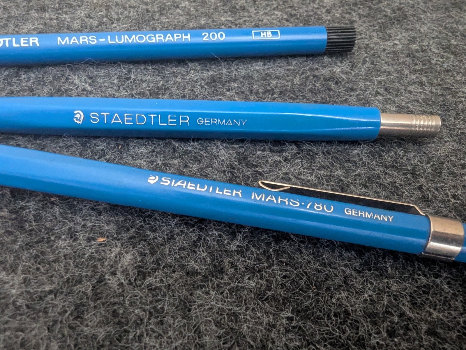 vintage staedtler mars technico 780 + 782 GERMANY drafting pencil