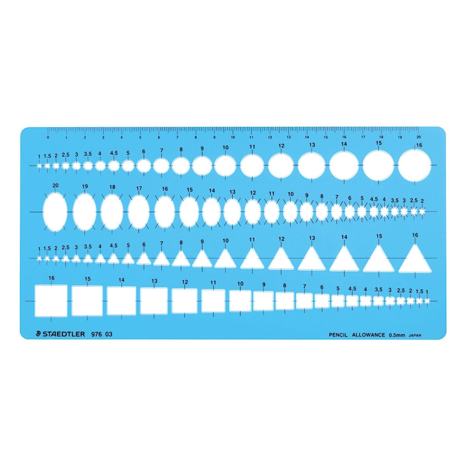 Staedtler Template Combination Ruler 1 Piece 976 03