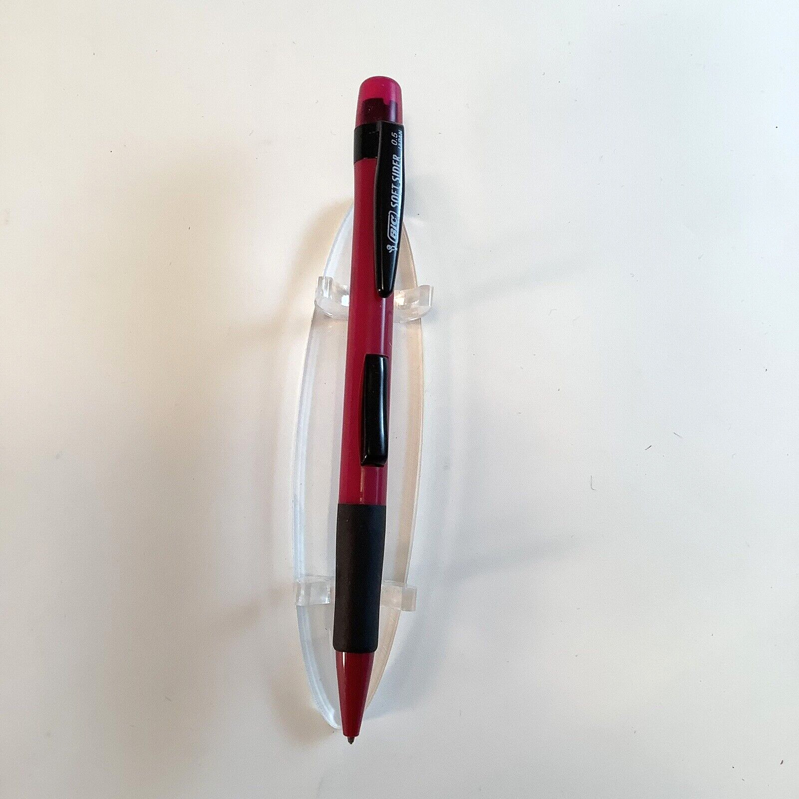 VINTAGE Mechanical Pencil Bic Soft Sider 0.5mm, Barrel Color Berry