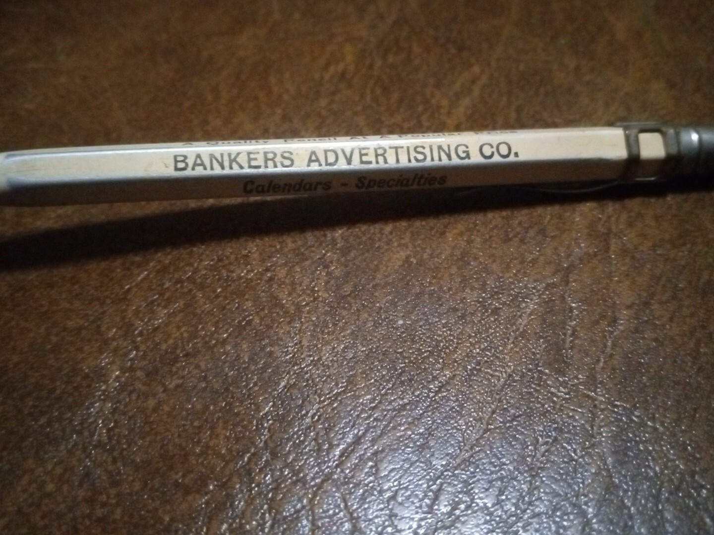 Vintage ADGIF Mechanical Pencil USA Advertising Works Great Nice Condition Rare