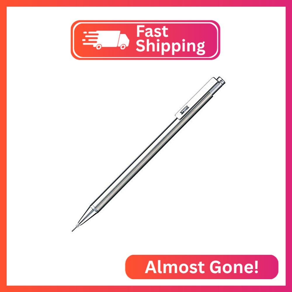 Zebra Mini Mechanical Pencil, 0.5 mm, Silver Body (TS-3)