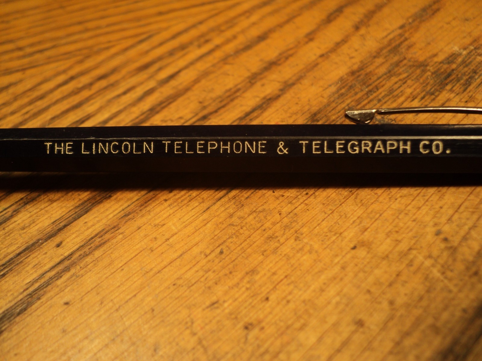 Vintage Autopoint Mechanical Pencil Lincoln Telephone & Telegraph Co 5-1/2″ F