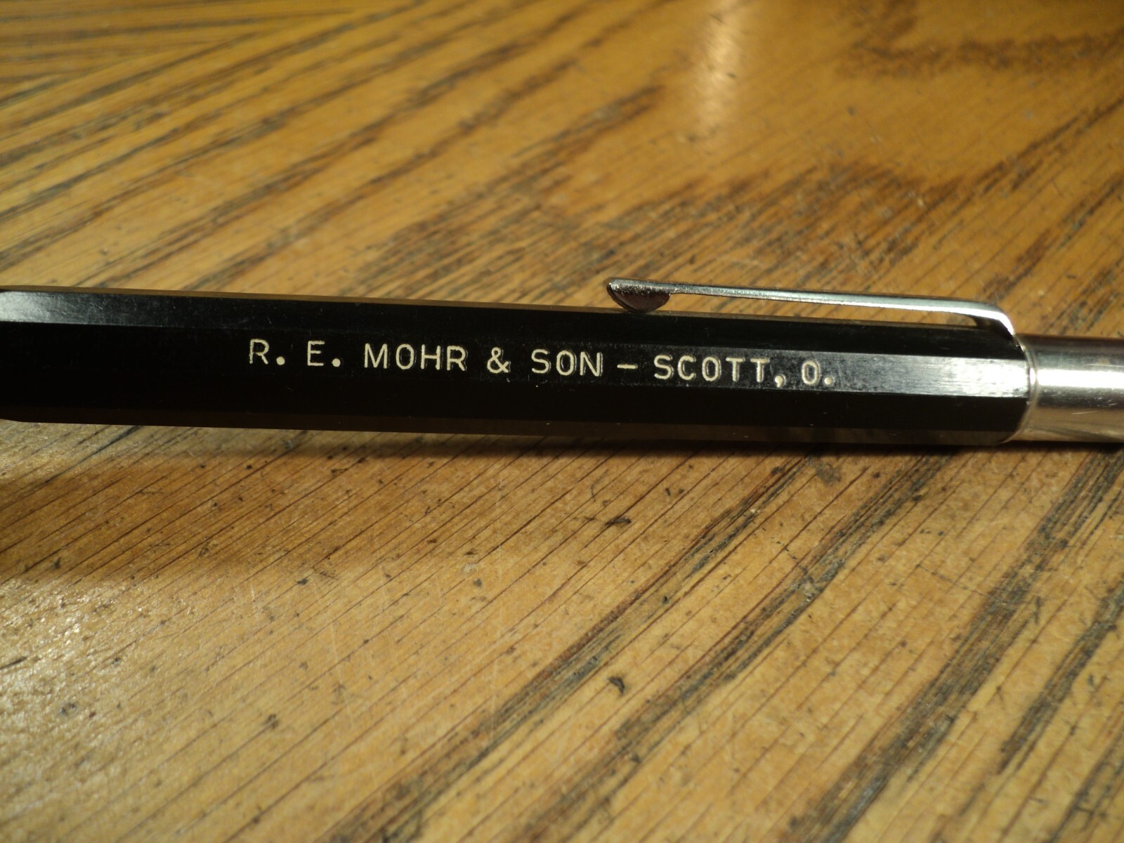 Vintage Autopoint Mechanical Pencil Advertising R E Mohr & Son Scott O.