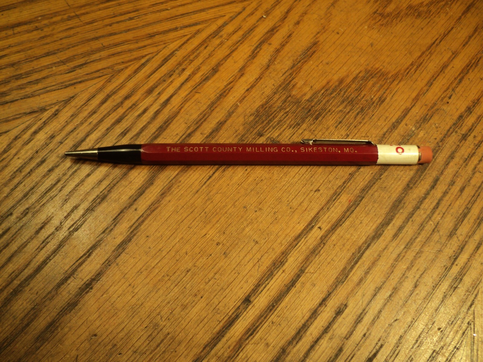 Vintage Autopoint Mechanical Pencil Scott County Milling Co 5-11/16″ Long USA