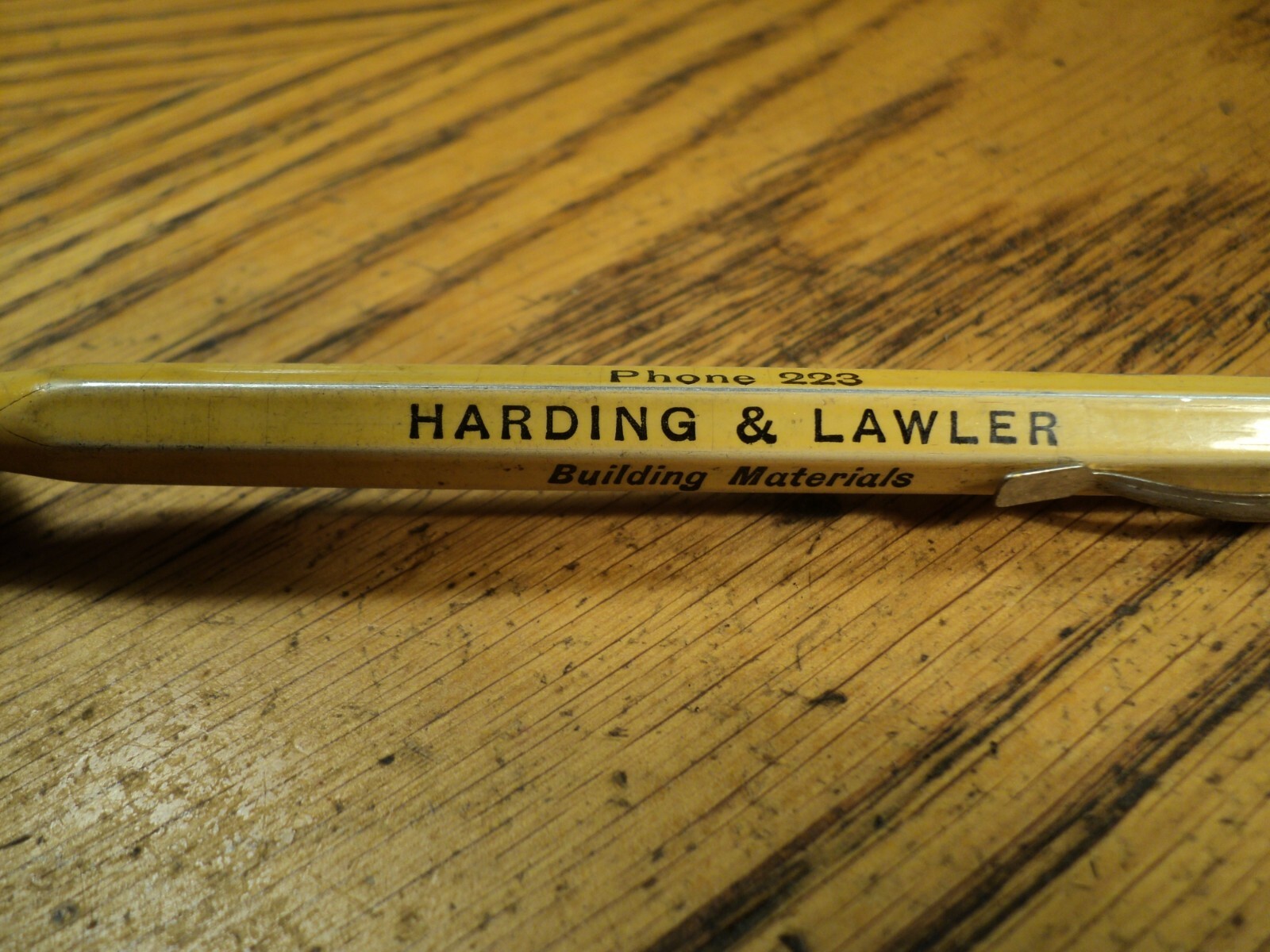 Vintage ADGIF Mechanical Pencil No. 4-47 Harding & Lawler Orange Texas