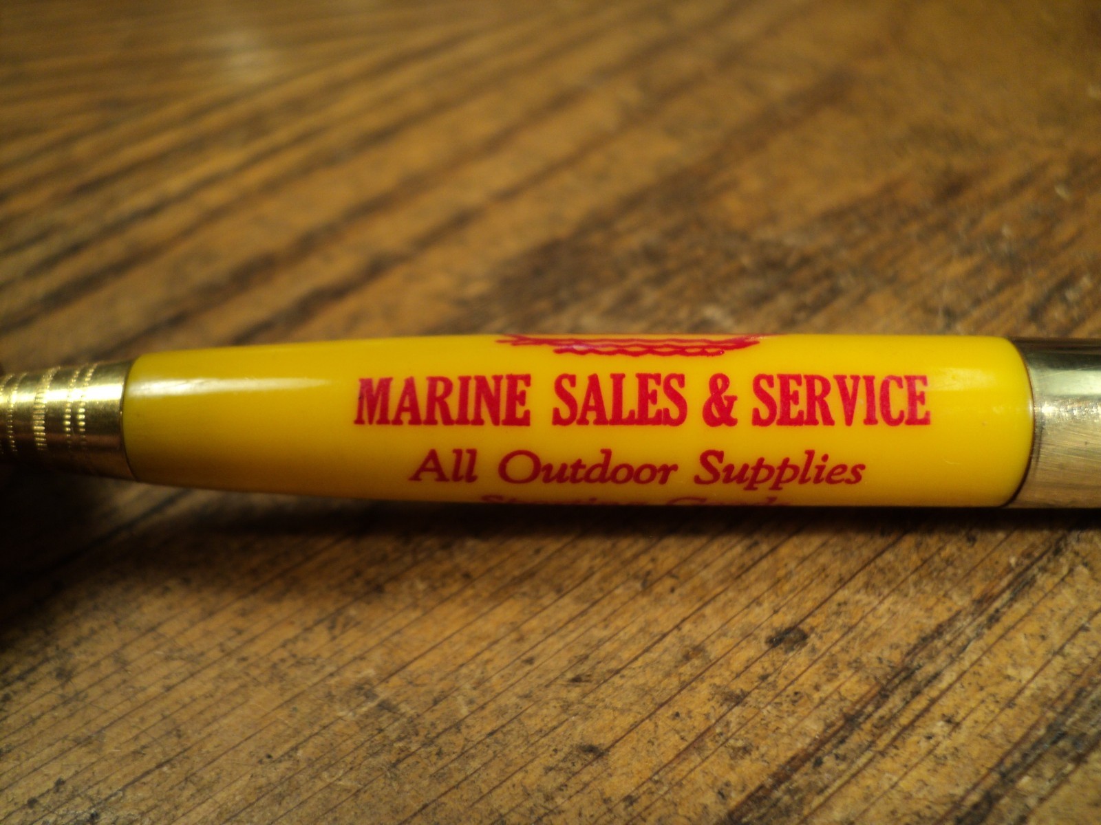 Vintage Sample L-375 Mechanical Pencil Advertising Marine Sales & Service