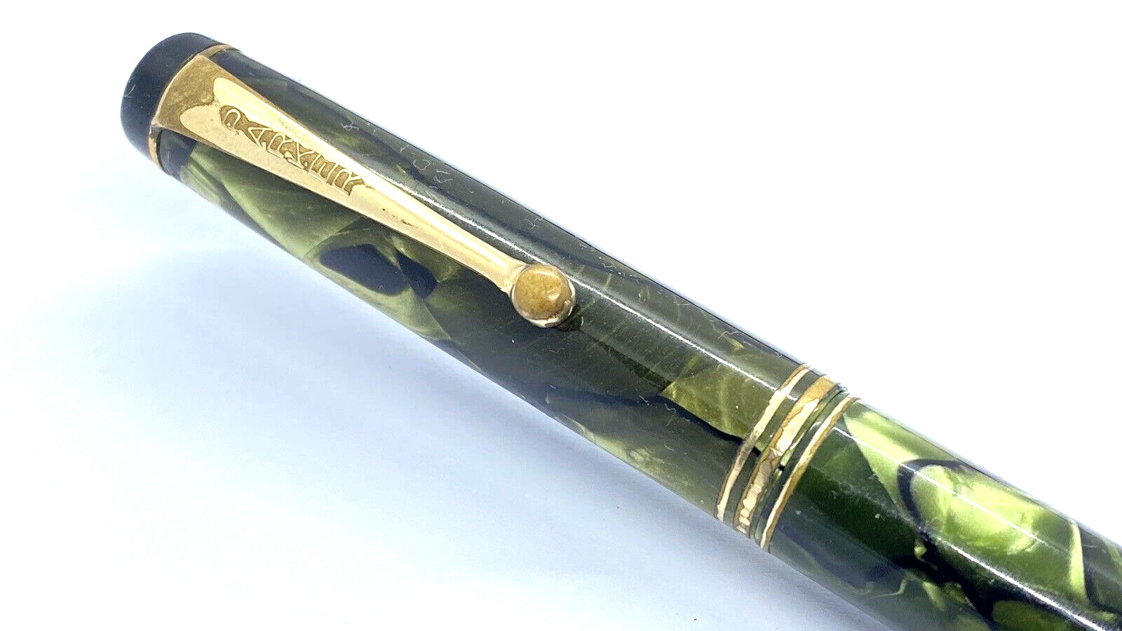 VINTAGE PARKER SENIOR DUOFOLD MECHANICAL PENCIL IN SEA GREEN MADE IN CANADA