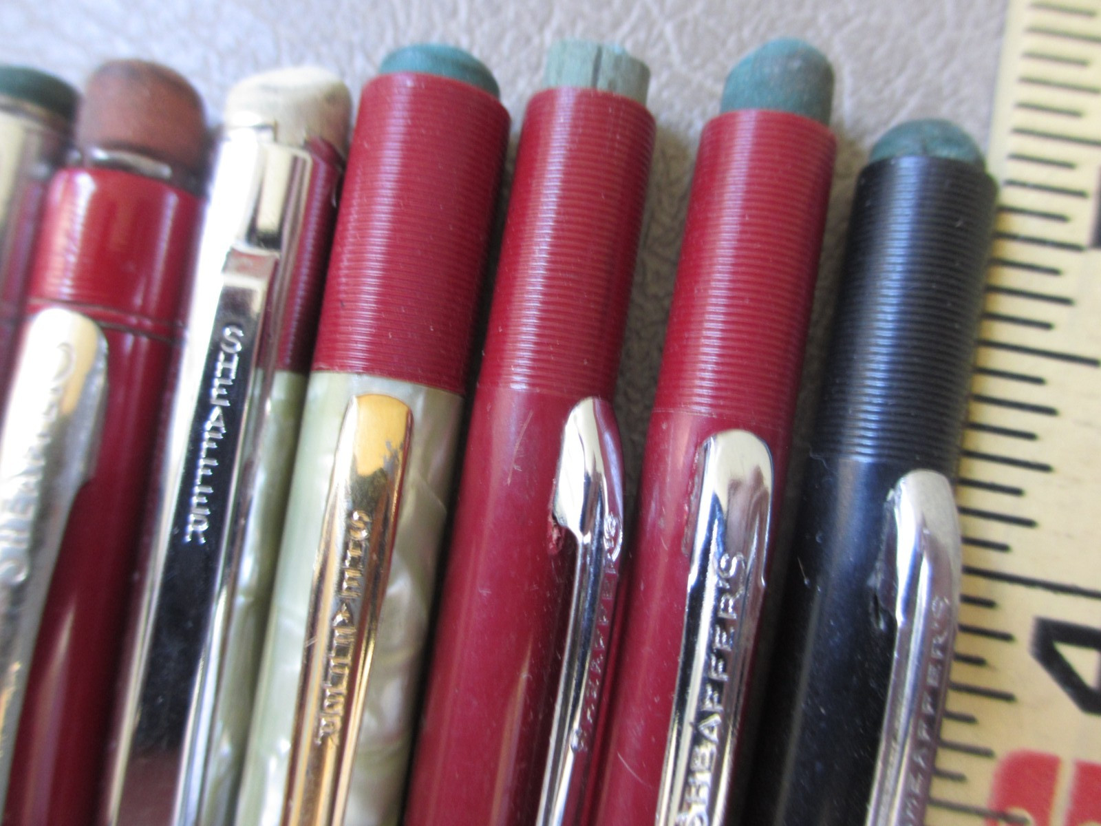 Vintage Sheaffer Twist Mechanical Pencil Mixed Lot of 8 Assorted Pencils, AS IS