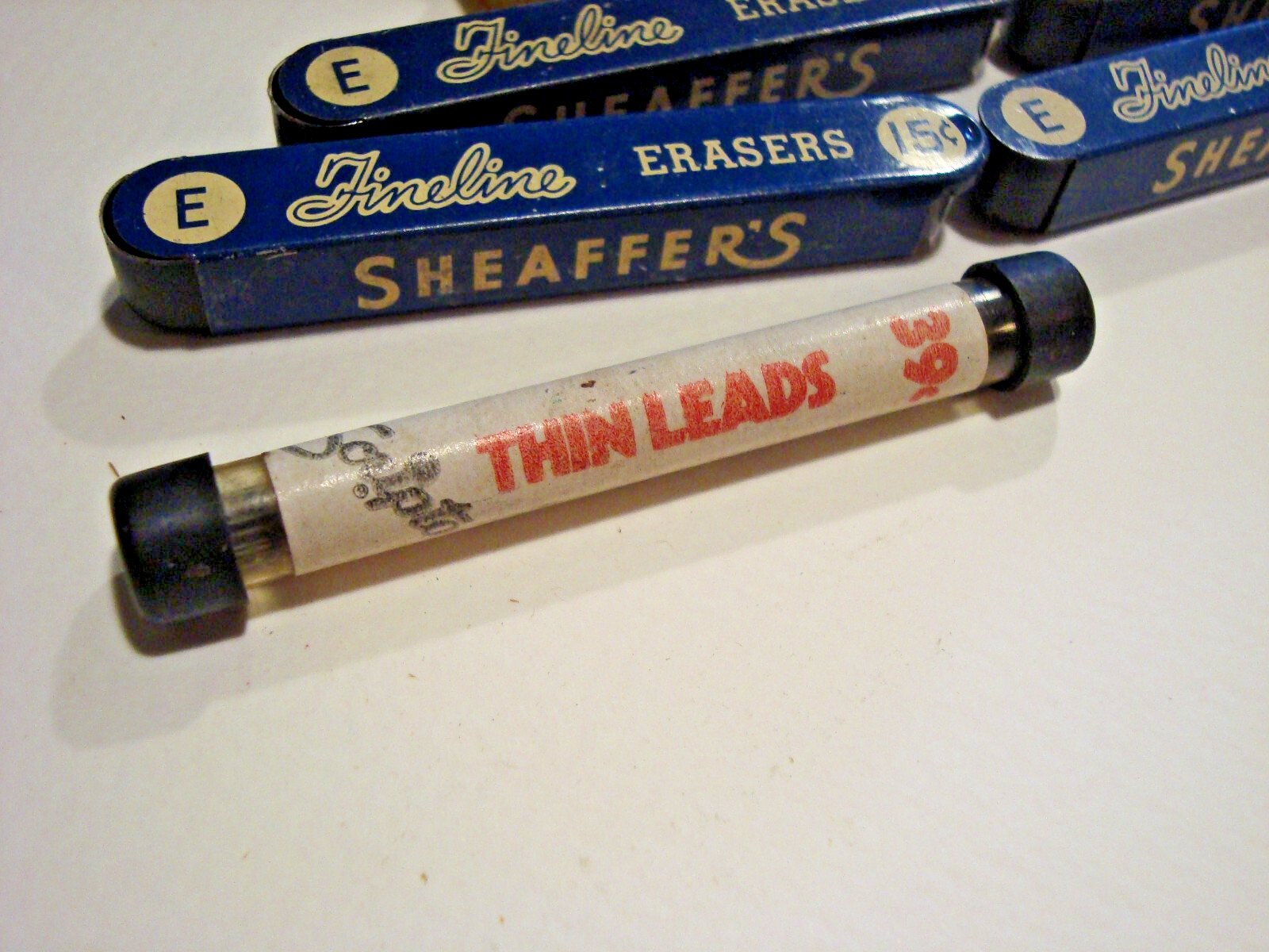 Lot Vintage Mechanical Pencil Lead Refills Scripto Eversharp Red Top Pentel +