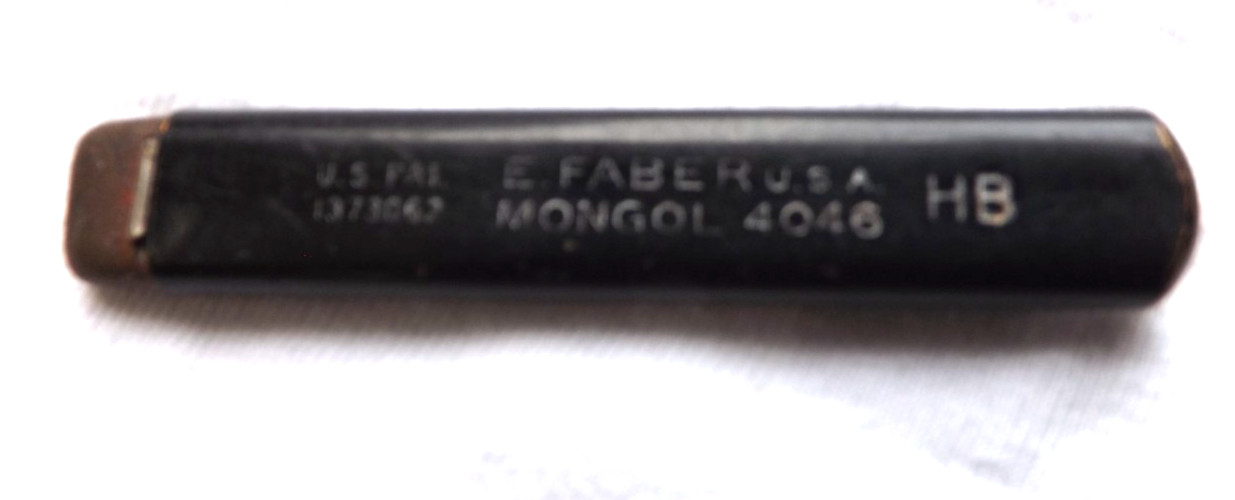 VINTAGE E. FABER MONGOL 4046 HB MECHANICAL PENCIL LEAD HOLDER CASE Eberhard