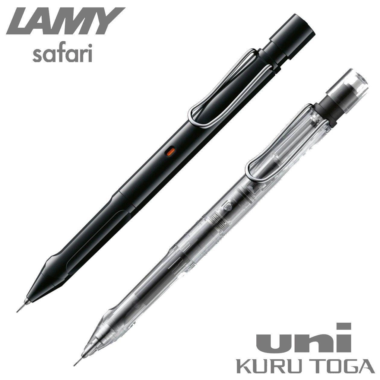 LAMY SAFARI + MITSUBISHI KURU TOGA Inside Genuine Mechanical Pencil 0.5mm
