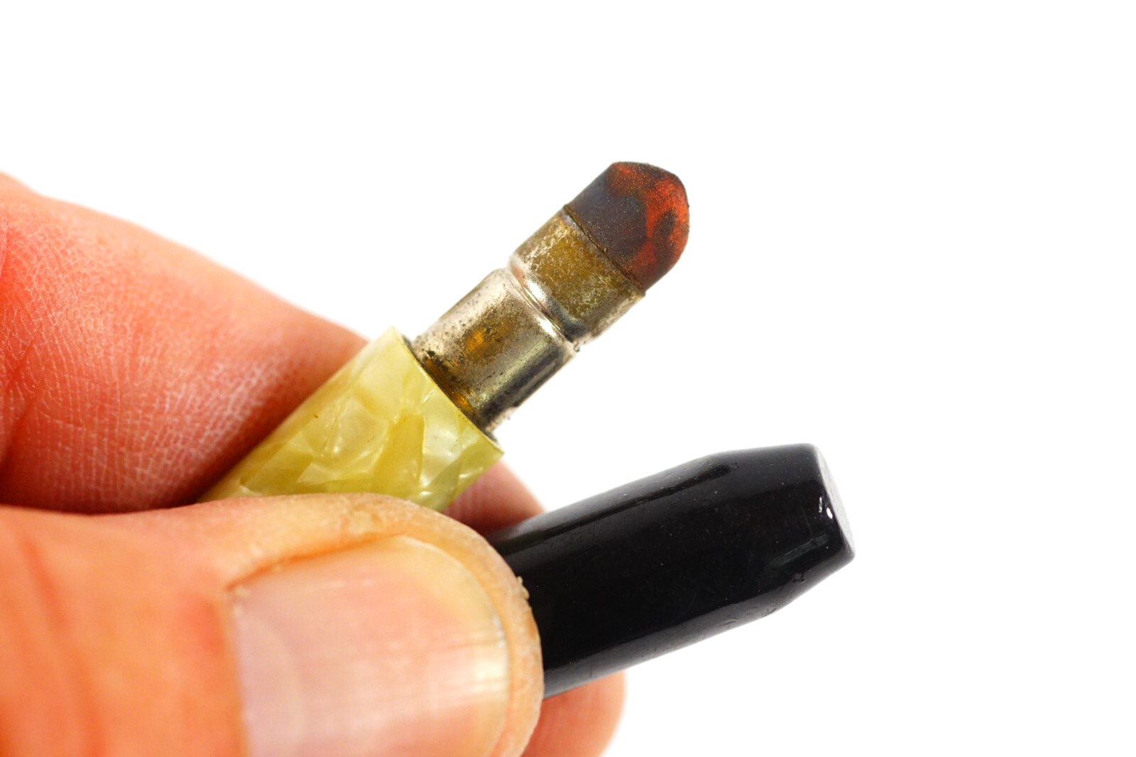 1930s State Farm Insurance Quick Point Marbled Celluloid Mechanical Pencil