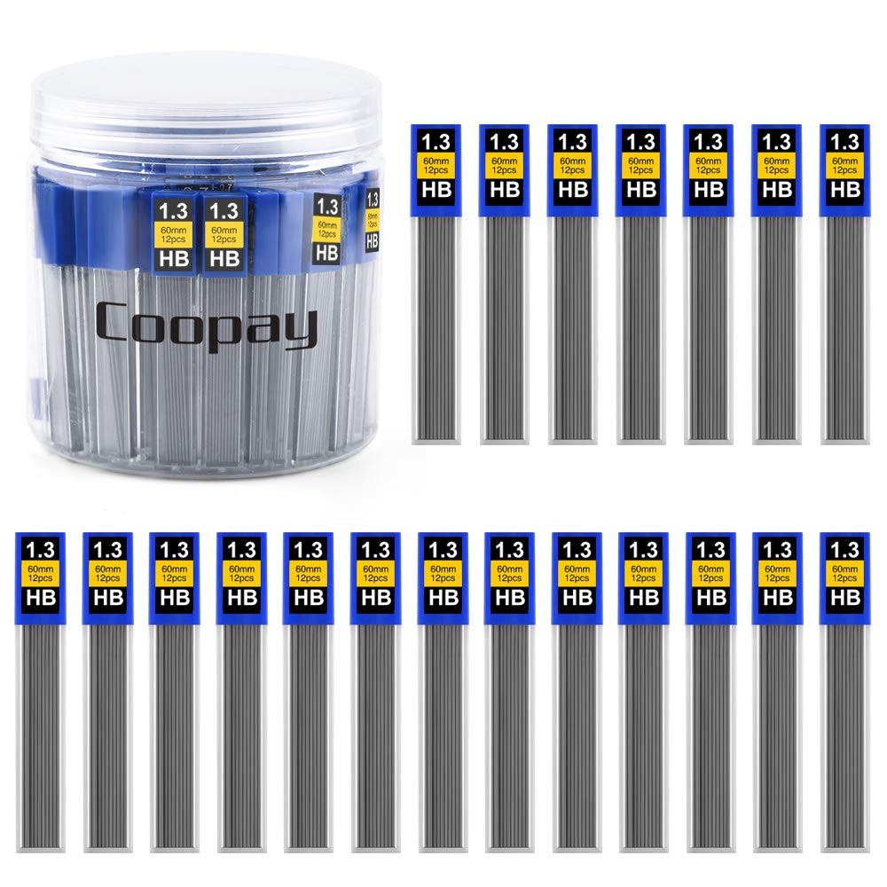 480 Pieces Lead Refill 1.3 mm HB Break Resistant Mechanical Pencil Lead, 12 P…