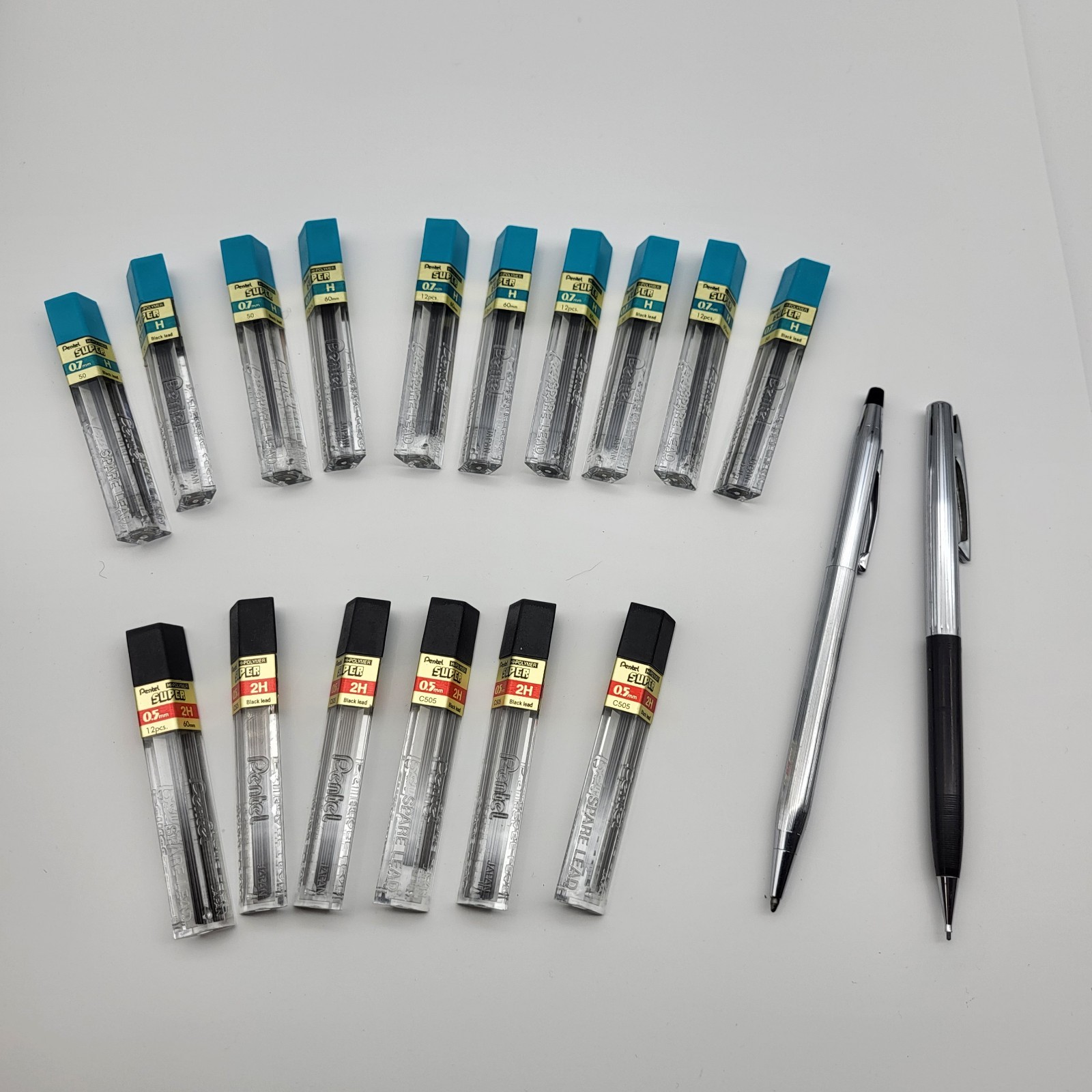 Vintage Mechanical Pencil & refillable pen lot Estate lot with Pentel leads