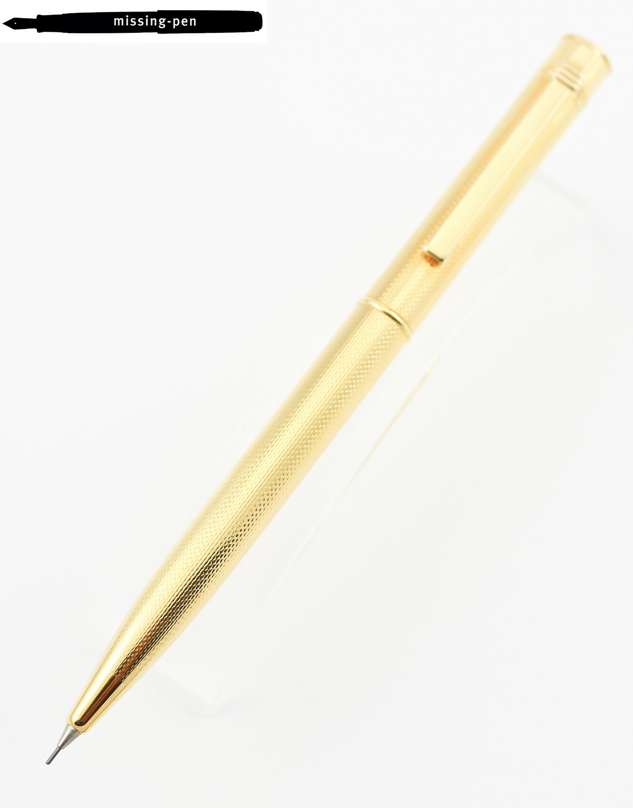 Older Diplomat Attache Twist Pencil (0.5 mm) in Gold Plated Finish / W.-Germany