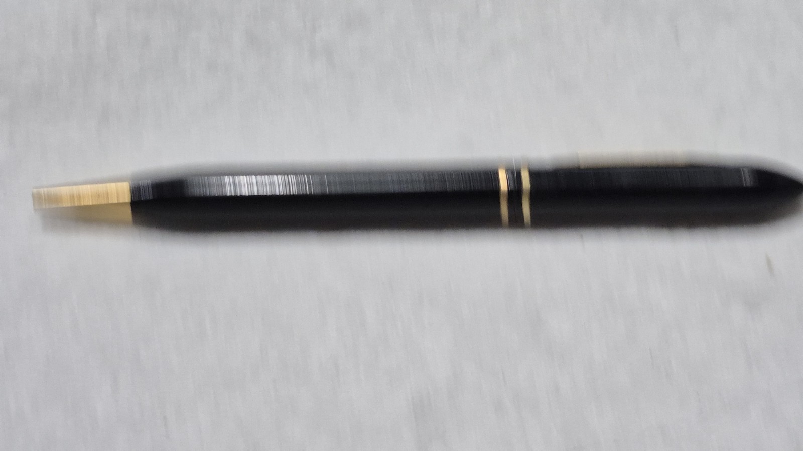 “Midway Fishing Tool Co.” Black/Polished Brass Trim Working Mech Pencil