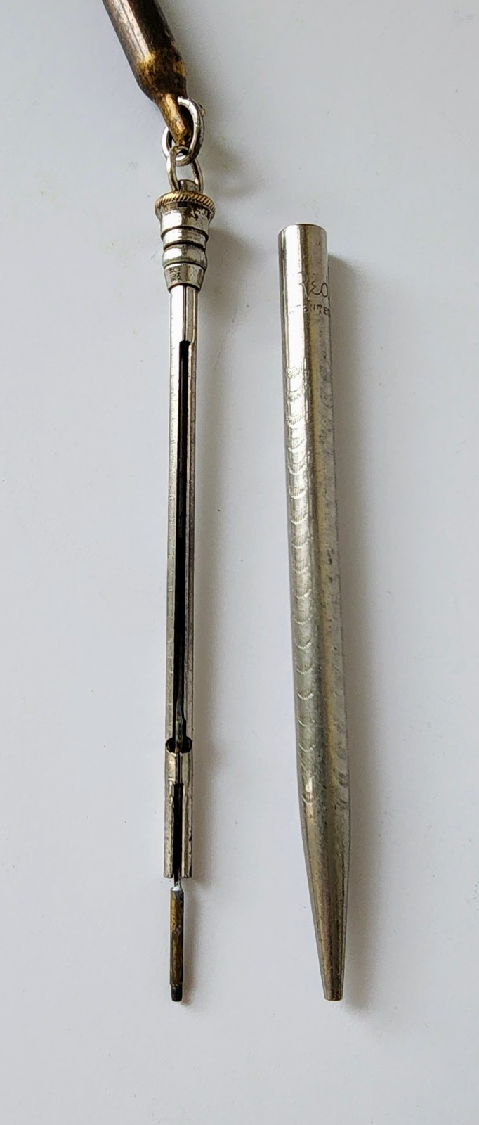 Antique Redipoint Patented Pencil & Japanese Mini Pencil Charm Set